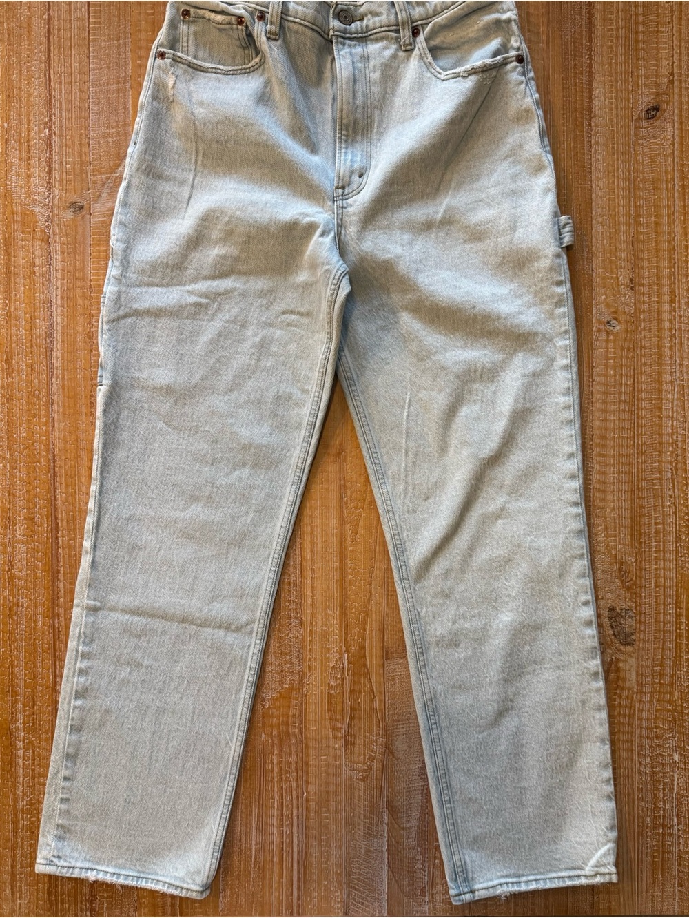 Abercrombie 90’s Straight, Ultra High Rise Sz 30